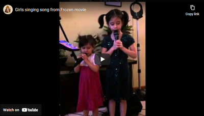 Our girls' cover version of Do You Want To Build A Snowman from the Disney Frozen movie using the singtrix karaoke system.