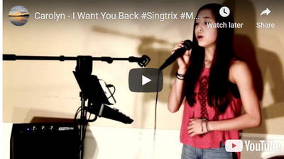 Carolyn (12) Cover - "I Want You Back" by Michael Jackson with Singtrix