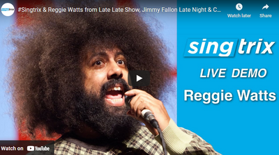 #Singtrix & Reggie Watts from Late Late Show, Jimmy Fallon Late Night & Conan O'Brien