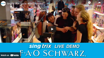 Singtrix USA Tour in ➜ FAO Schwarz