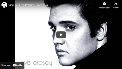 Singtrix - Elvis Presley - I can't help