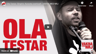 Ola Testar: Singtrix -Karaoke overload! - VAKNA MED NRJ